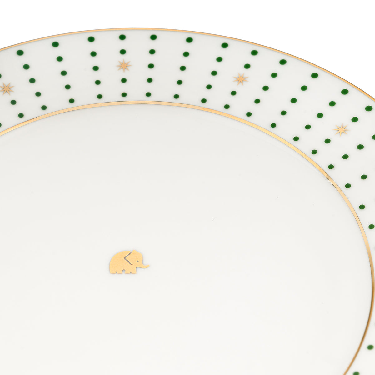 Jumbo Navy Yeşil 6'lı Pasta Tabağı