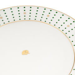 Jumbo Navy Yeşil 6'lı Pasta Tabağı