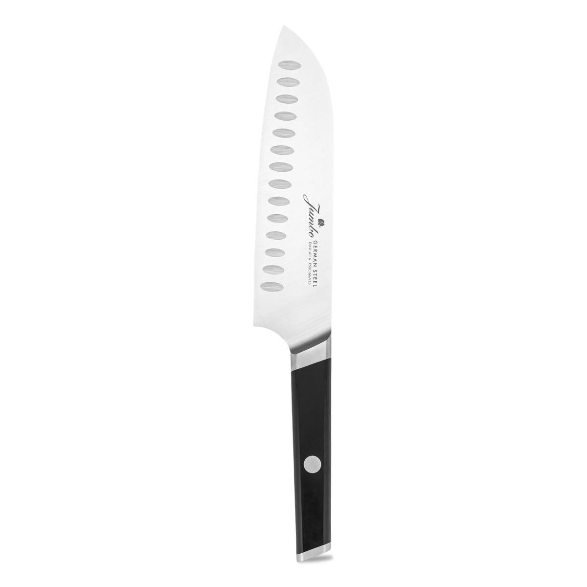 Jumbo Katana Standlı 6 Parça Alman Çeliği Siyah Bıçak Seti