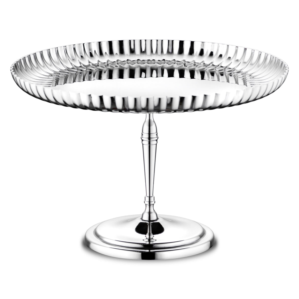 Jumbo Buckingham Ayaklı Çelik Servis Tabağı 16 cm