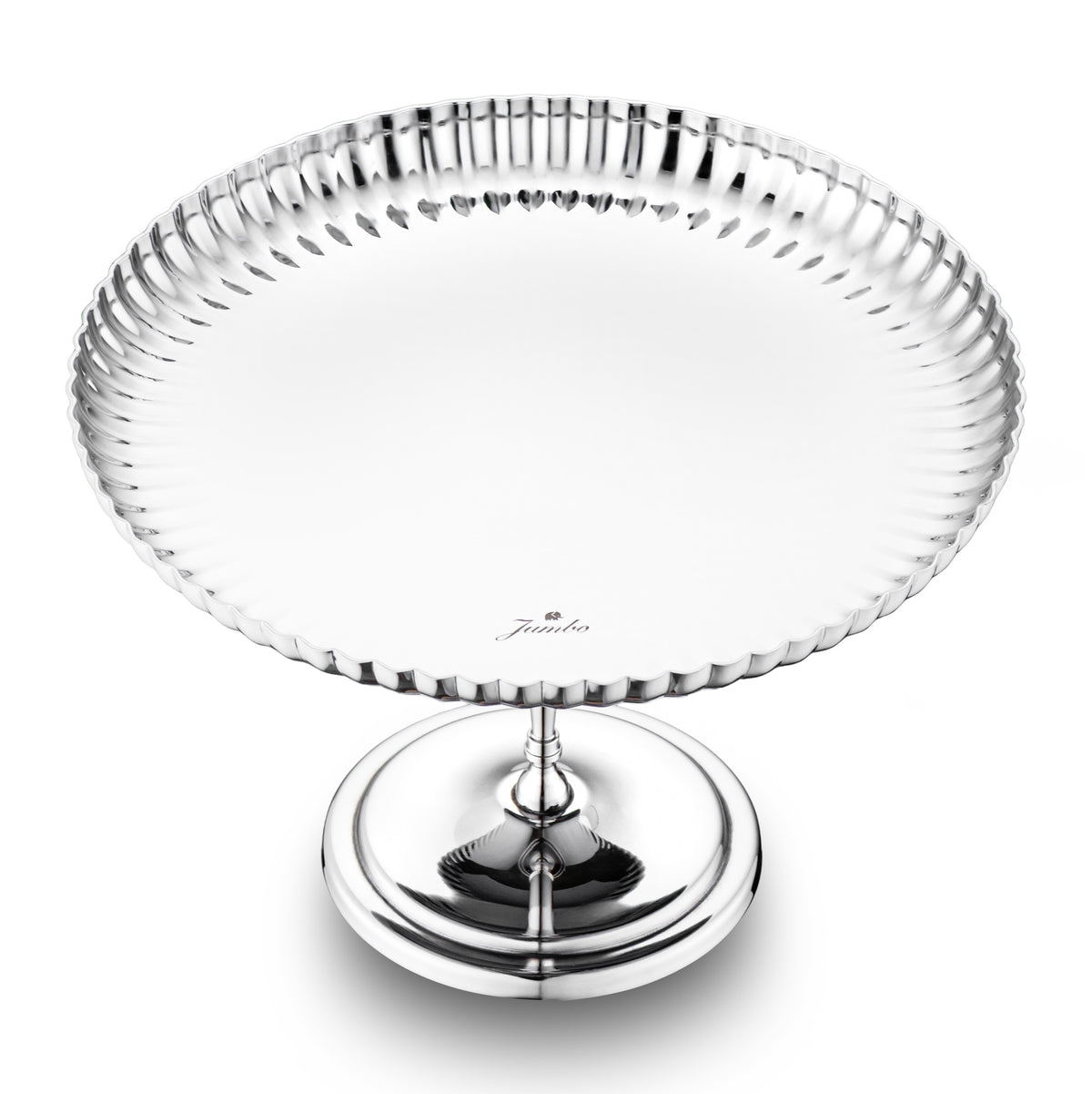 Jumbo Buckingham Ayaklı Çelik Servis Tabağı 16 cm