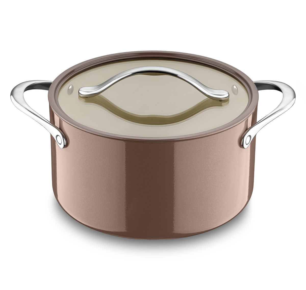 Jumbo Palencia Swiss Crystal Brown 7 Parça Tencere Seti