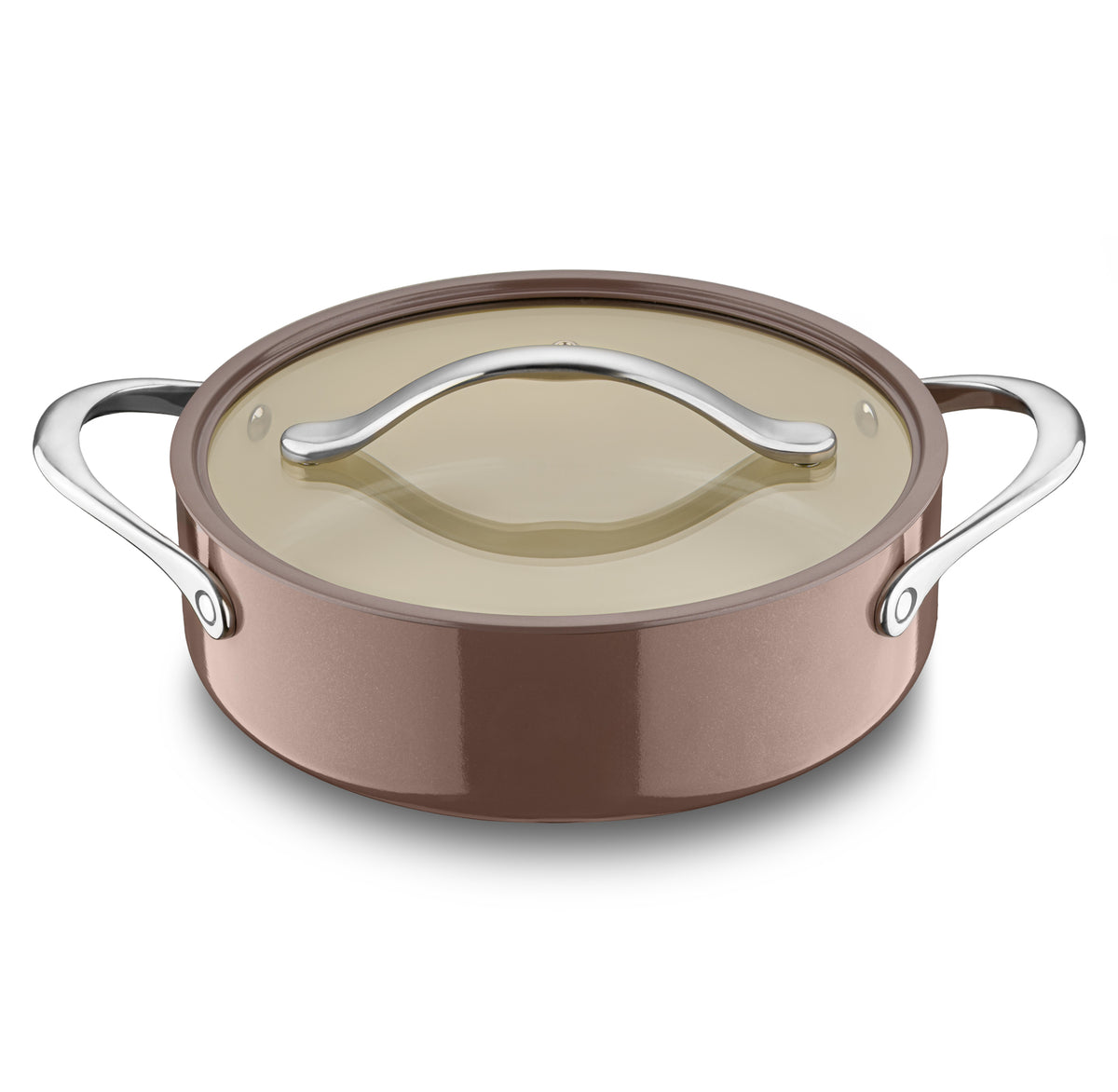 Jumbo Palencia Swiss Crystal Brown 7 Parça Tencere Seti