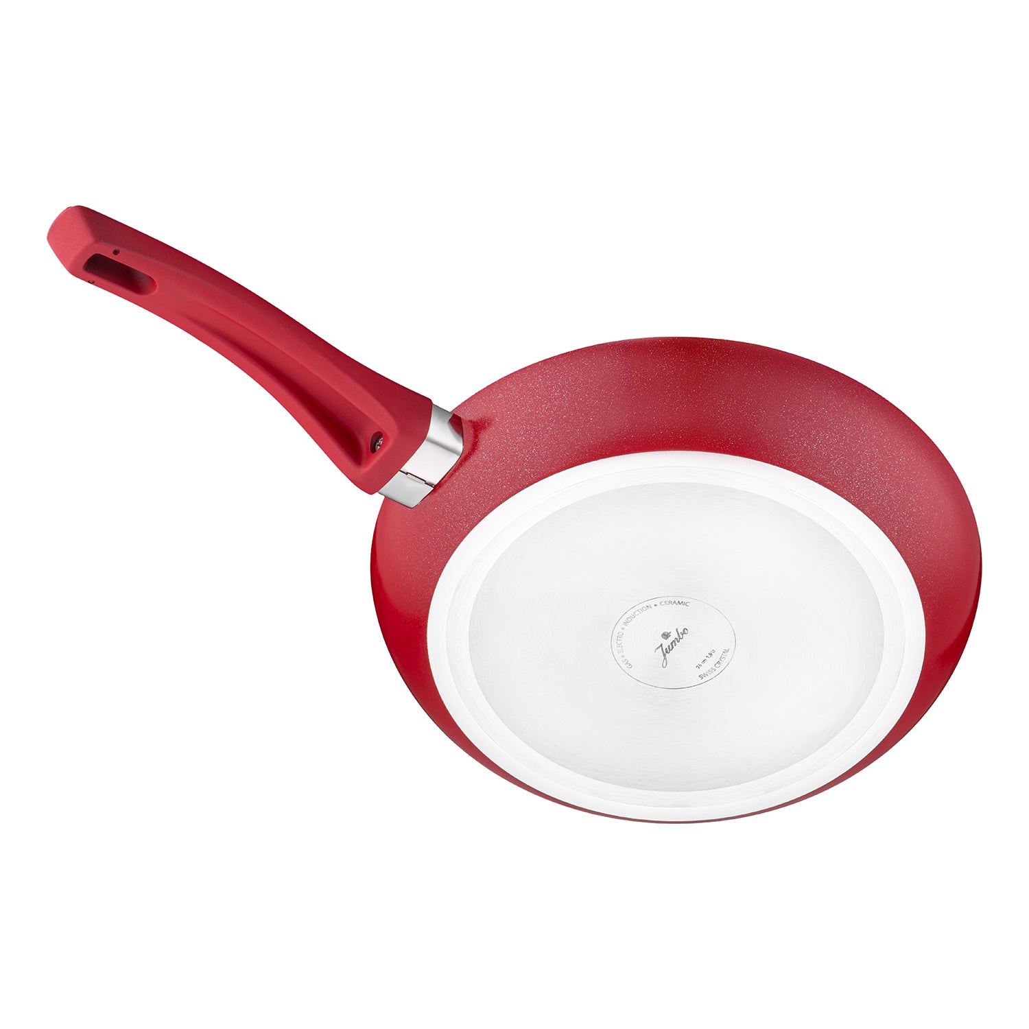 Jumbo Swiss Crystal Red 7 Parça Tencere Seti