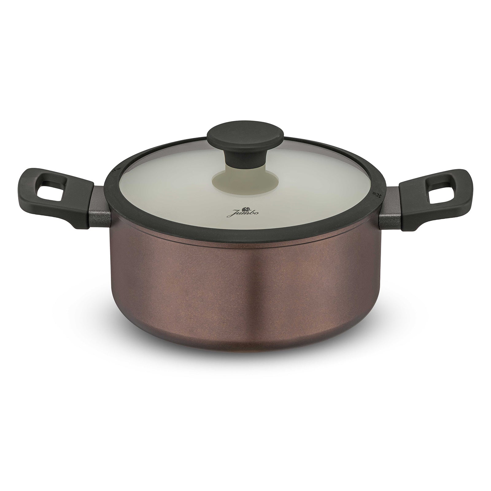 Jumbo Toledo Swiss Crystal Brown İndüksiyon Tabanlı Tencere Seti 7