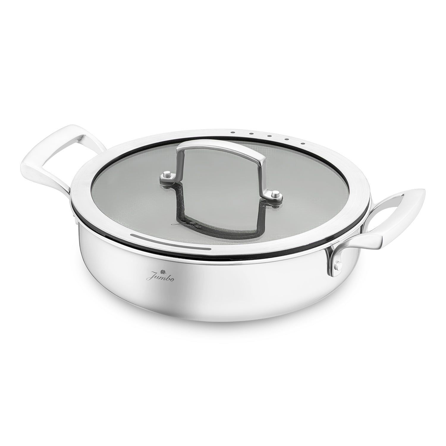 Jumbo Breda 3PLY 7 Parça Çelik Tencere Seti