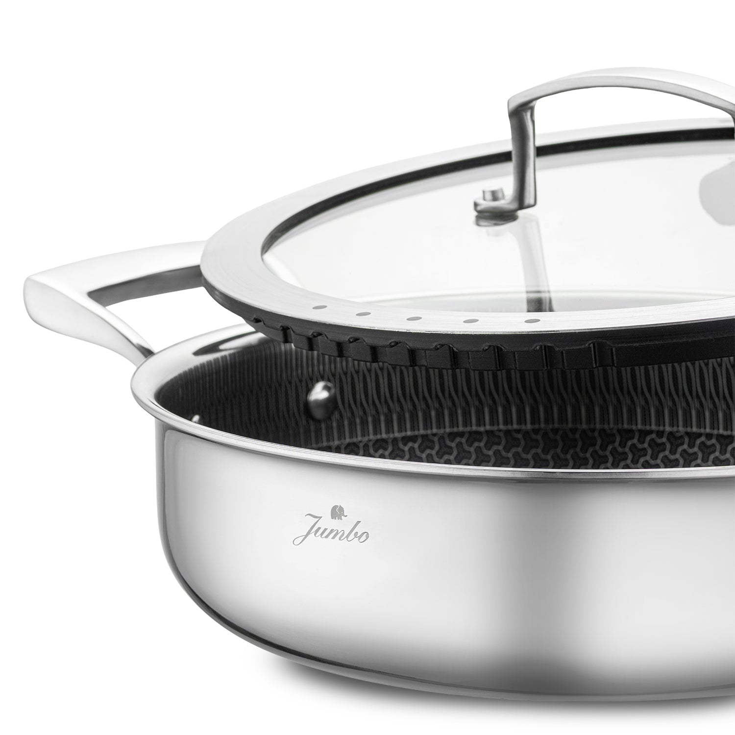 Jumbo Breda 3PLY 7 Parça Çelik Tencere Seti