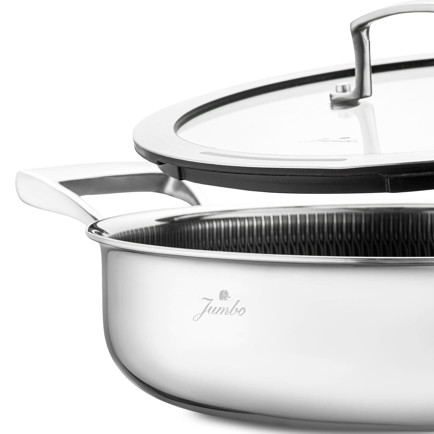 Jumbo Breda 3PLY 7 Parça Çelik Tencere Seti