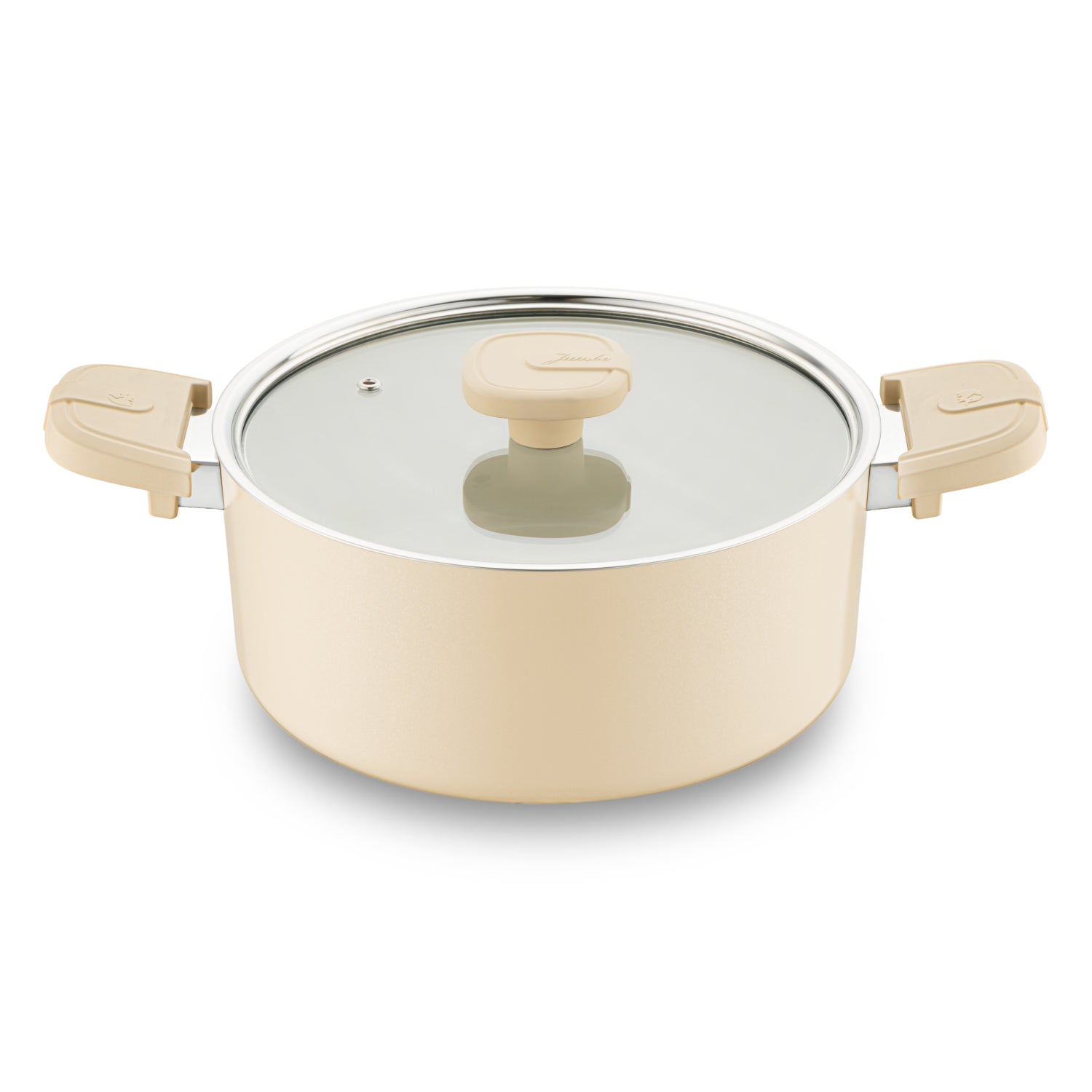 Jumbo Swiss Crystal Dark Cream 7 Parça Tencere Seti
