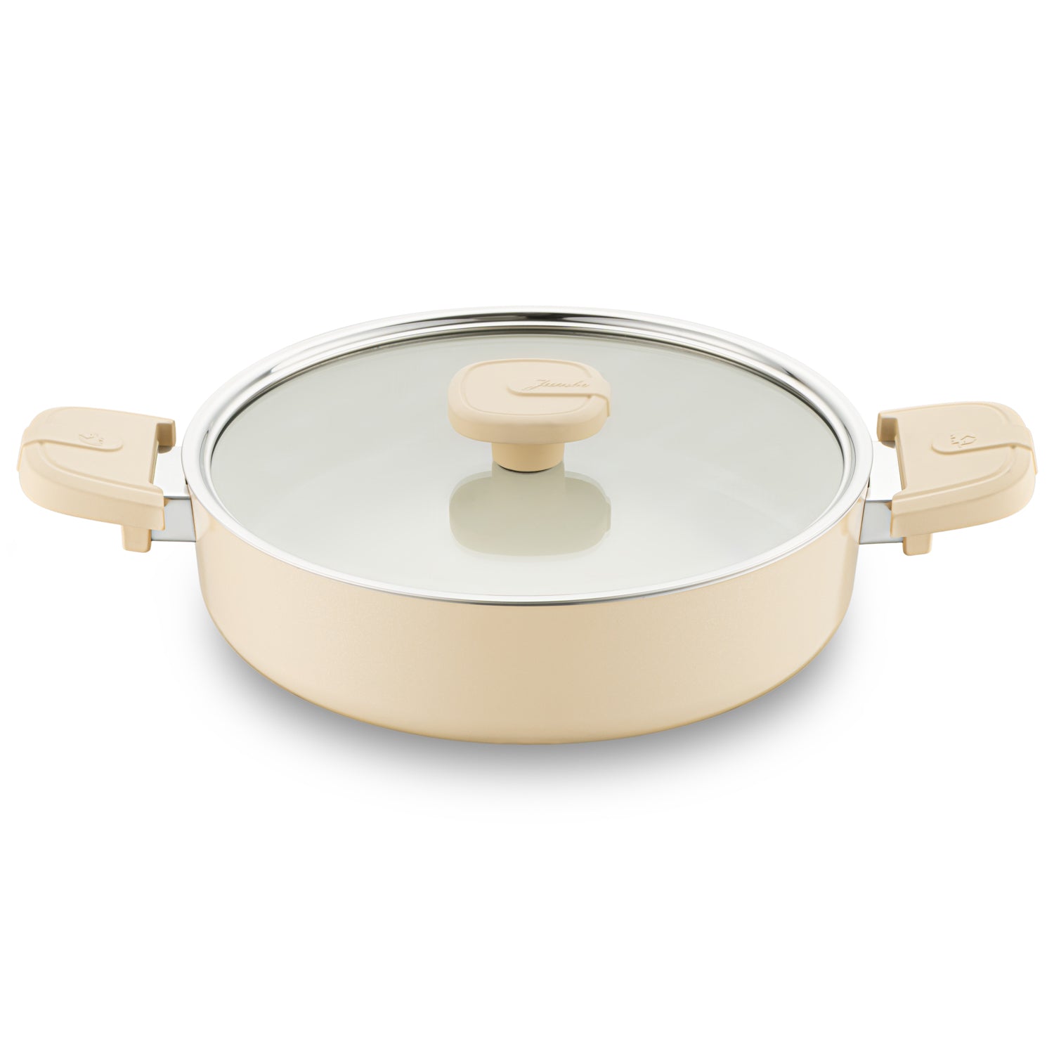 Jumbo Swiss Crystal Dark Cream 5 Parça Tencere Seti