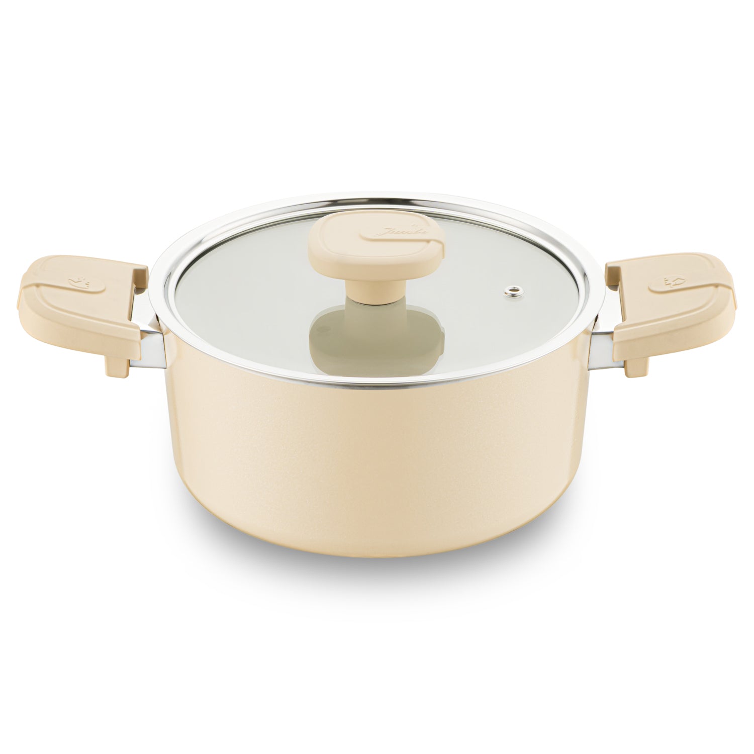 Jumbo Swiss Crystal Dark Cream 5 Parça Tencere Seti