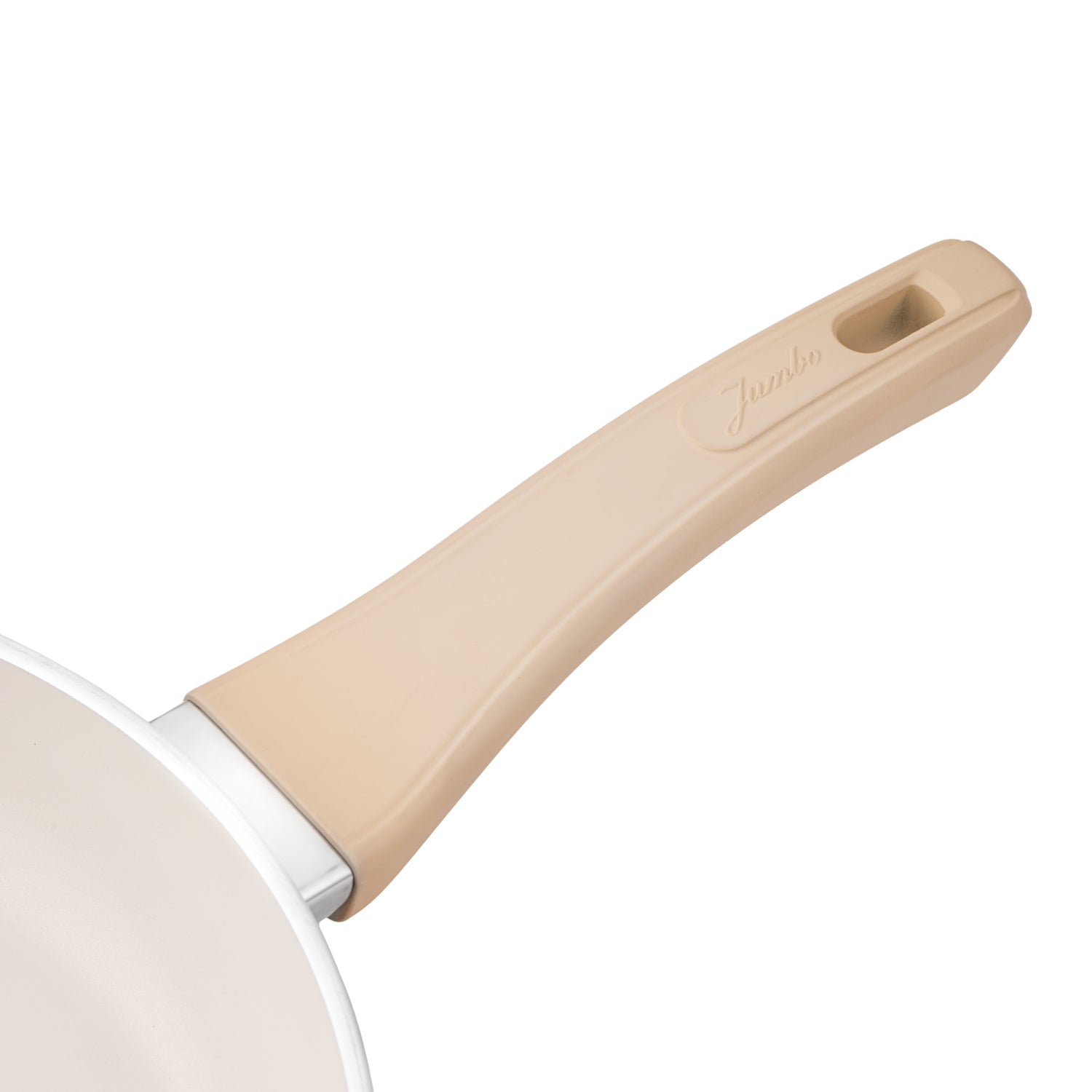 Jumbo Swiss Crystal Dark Cream İndüksiyon Tabanlı Wok Tava 28 cm