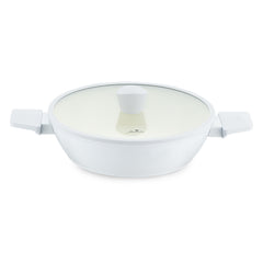 Jumbo Swiss Crystal Light Grey Basık Tencere 26 cm