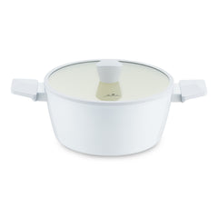 Jumbo Swiss Crystal Light Grey Derin Tencere 24 cm