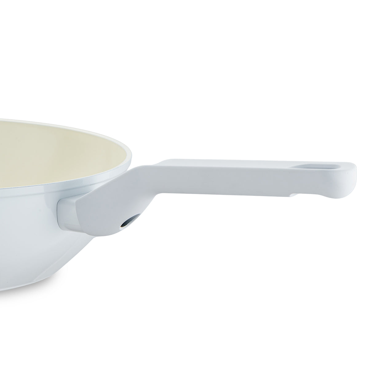 Jumbo Swiss Crystal Light Grey Wok Tava 28 cm