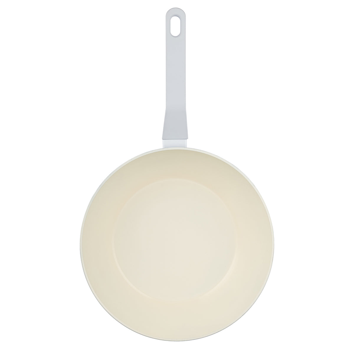 Jumbo Swiss Crystal Light Grey Wok Tava 28 cm