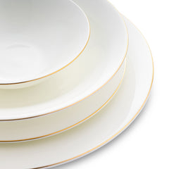 Jumbo Merlem 55 Parça 12 Kişilik Yemek Takımı Gold