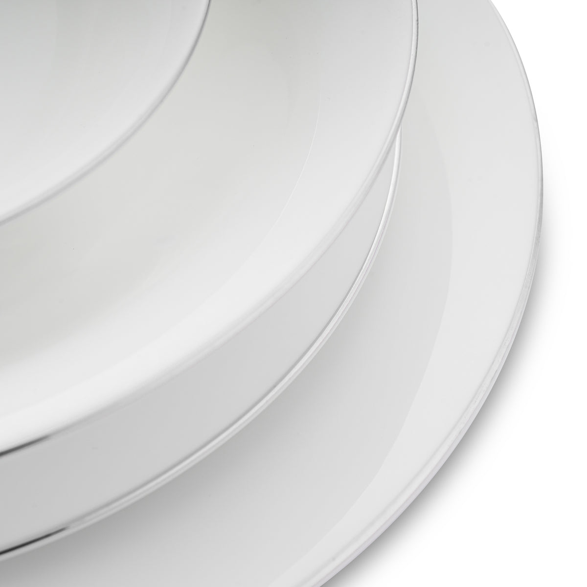 Jumbo Merlem 55 Parça 12 Kişilik Yemek Takımı Platin