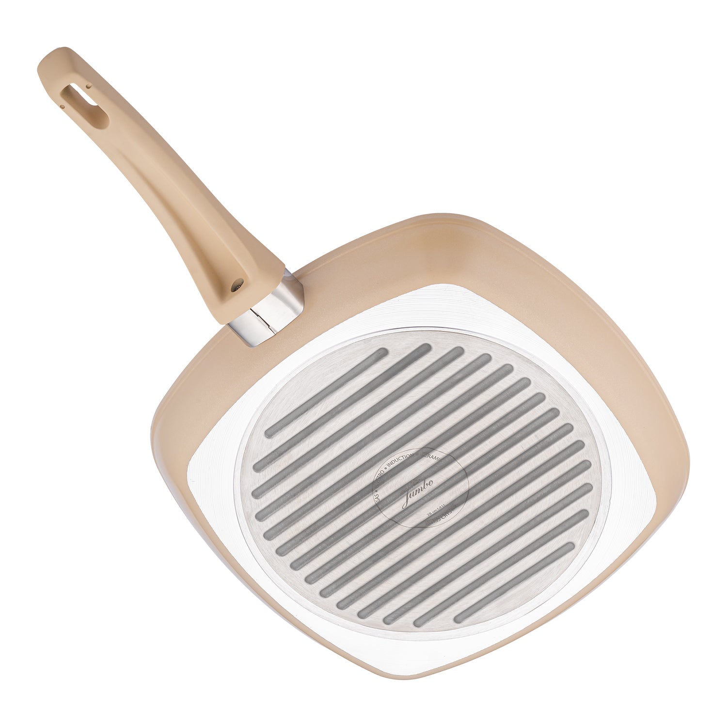 Jumbo Swiss Crystal Dark Cream 28 cm Grill Tava