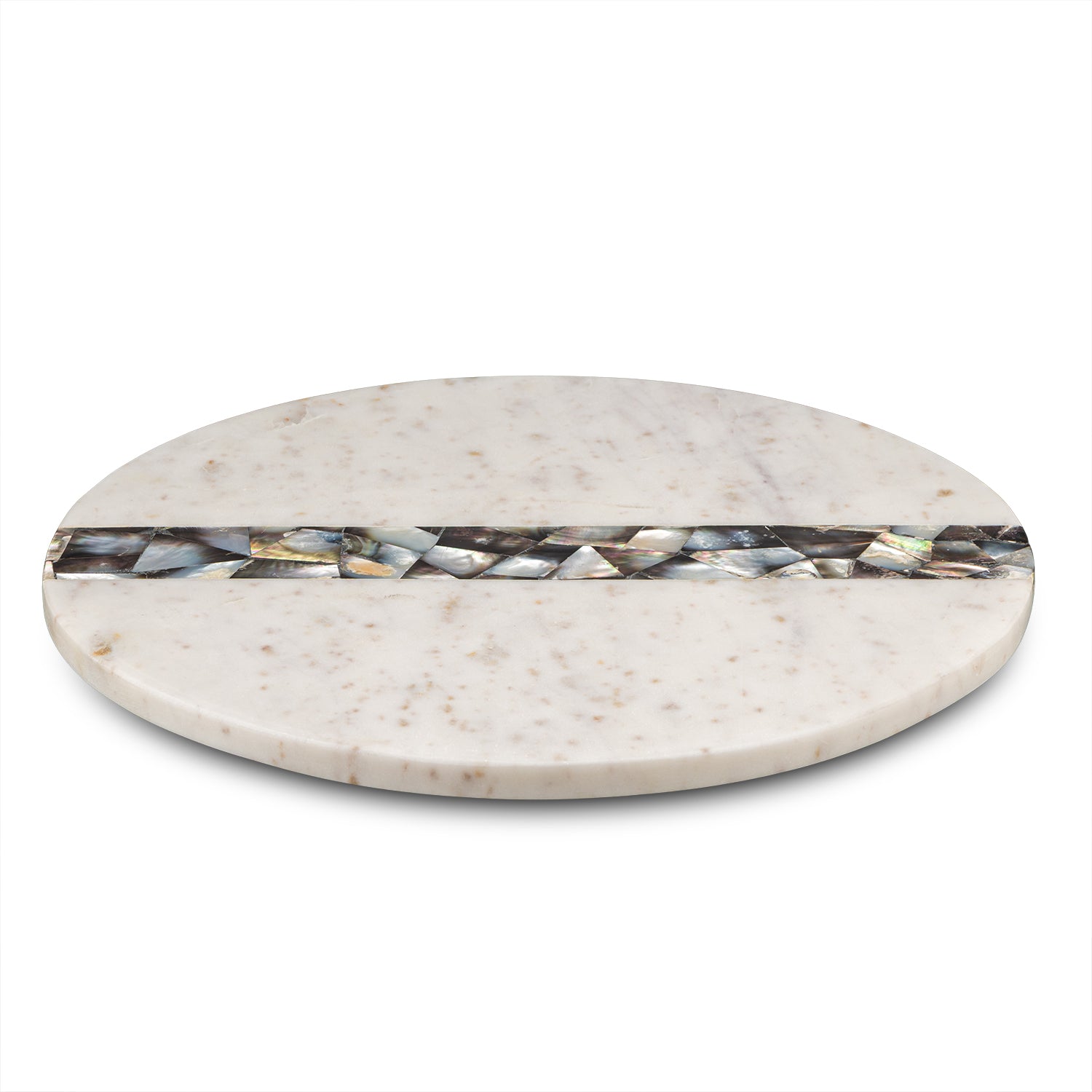 Jumbo Romano Mermer Servislik 14x14x1.76 cm Beyaz