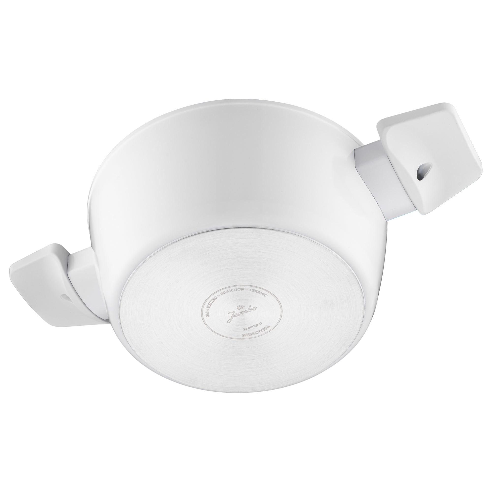 Jumbo Swiss Crystal 6 Parça Light Grey Midi Tencere Seti | Jumbo
