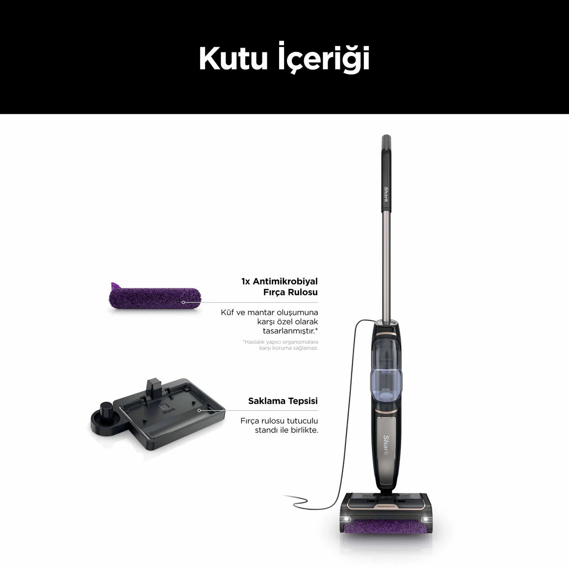 Shark SteamPickUp 3-in-1 Buharlı Sert Zemin Temizleyici