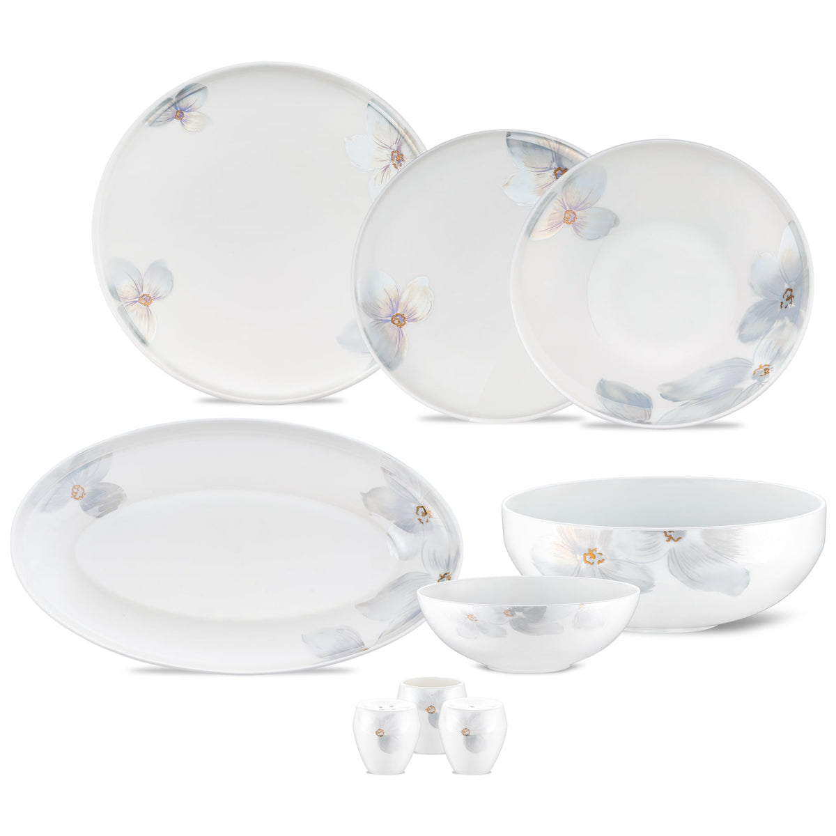 Jumbo Misty Flora 58 Parça 12 Kişilik Yemek Takımı