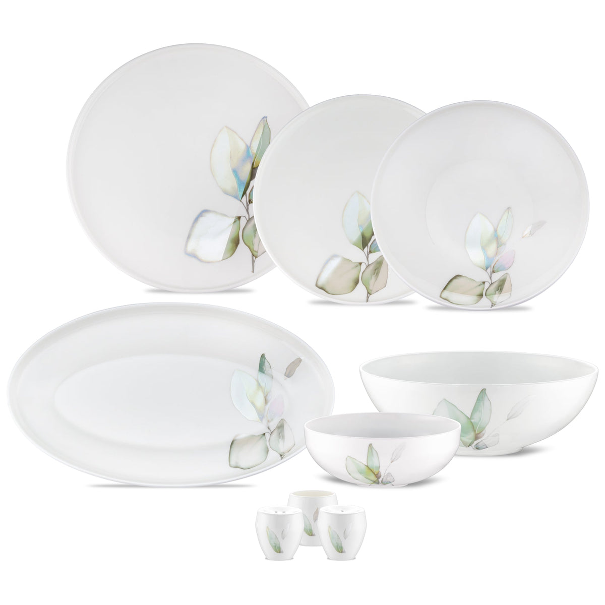 Jumbo Leaf Verdance 58 Parça 12 Kişilik Yemek Takımı