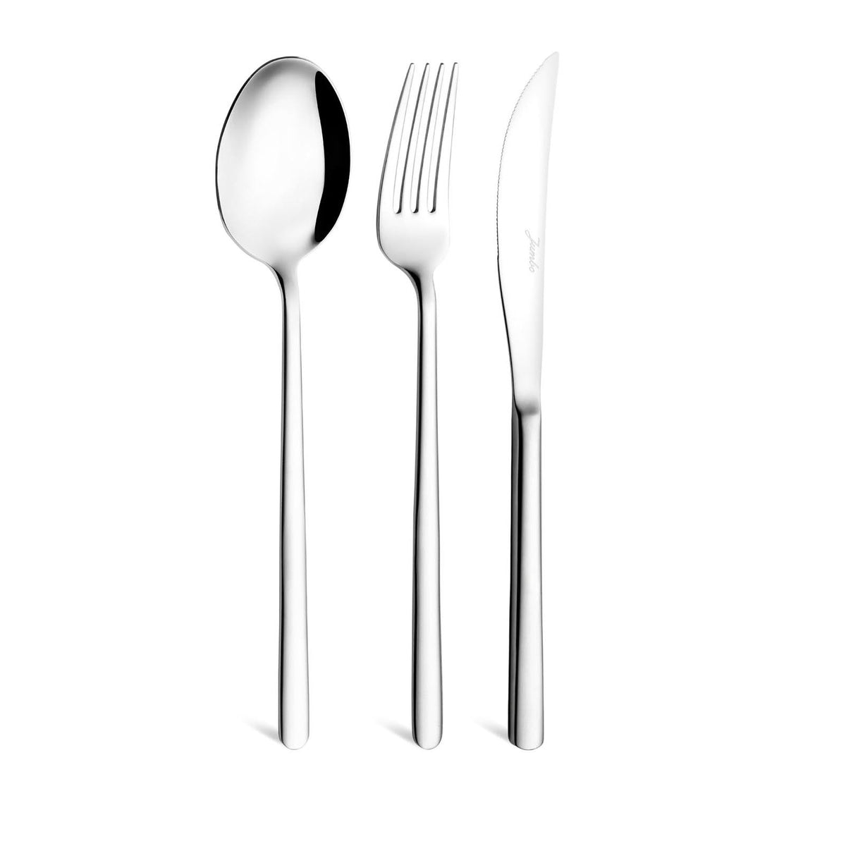 Jumbo Lily 24 Parça 6 Kişilik Yemek Takımı & 6 Kişilik 42 Parça Çatal Kaşık Bıçak Takımı Hediyeli