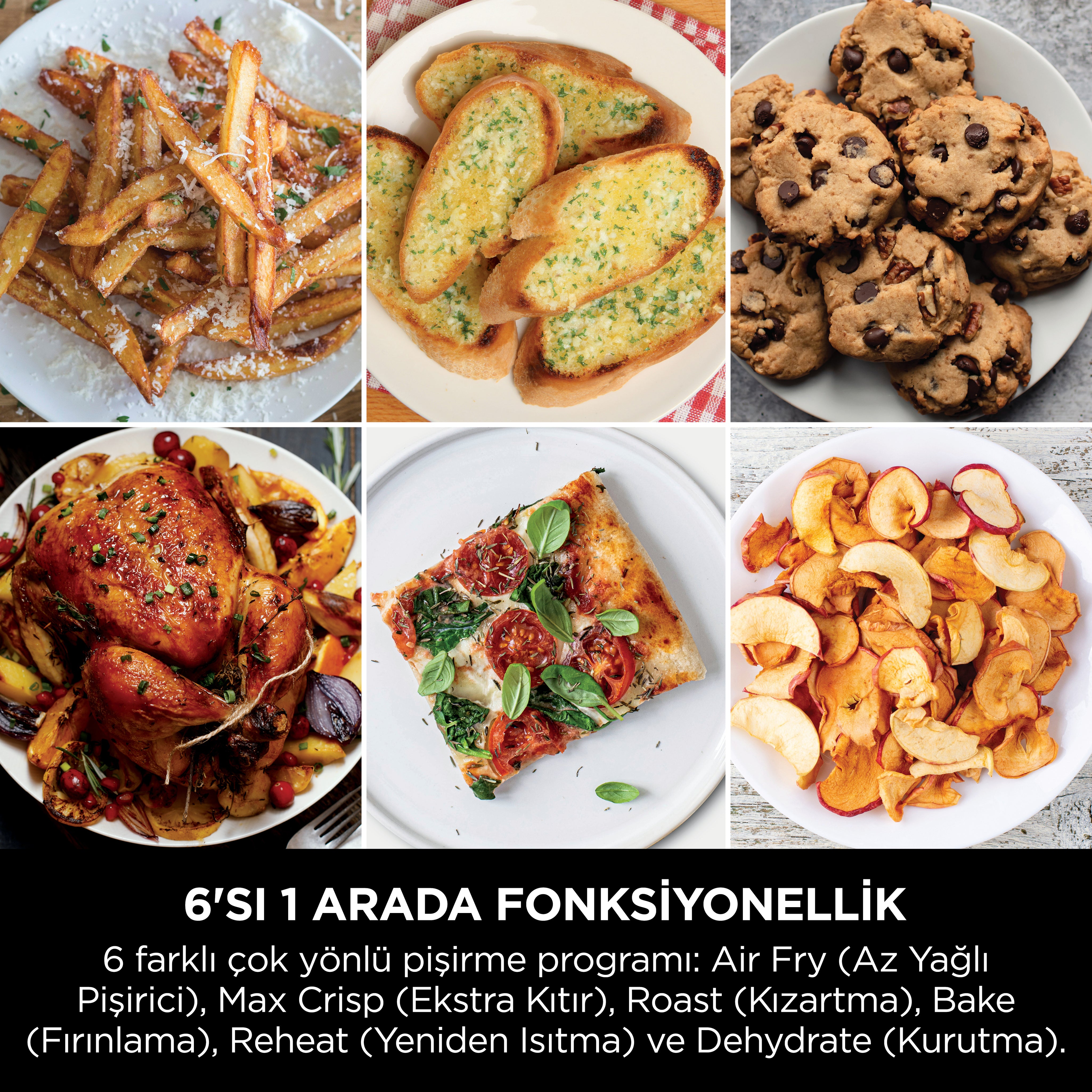 Ninja Double Stack Çift Hazneli XL Air Fryer 9.5L