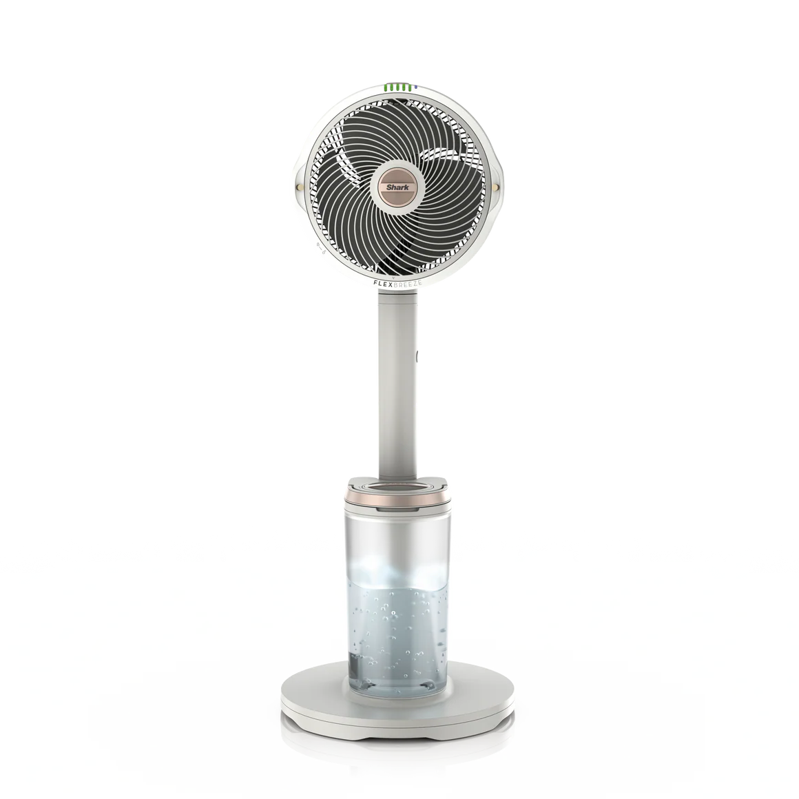 Shark FlexBreeze ProMist Taşınabilir Buharlı Fan – İç ve Dış Mekan Uyumlu, Beyaz