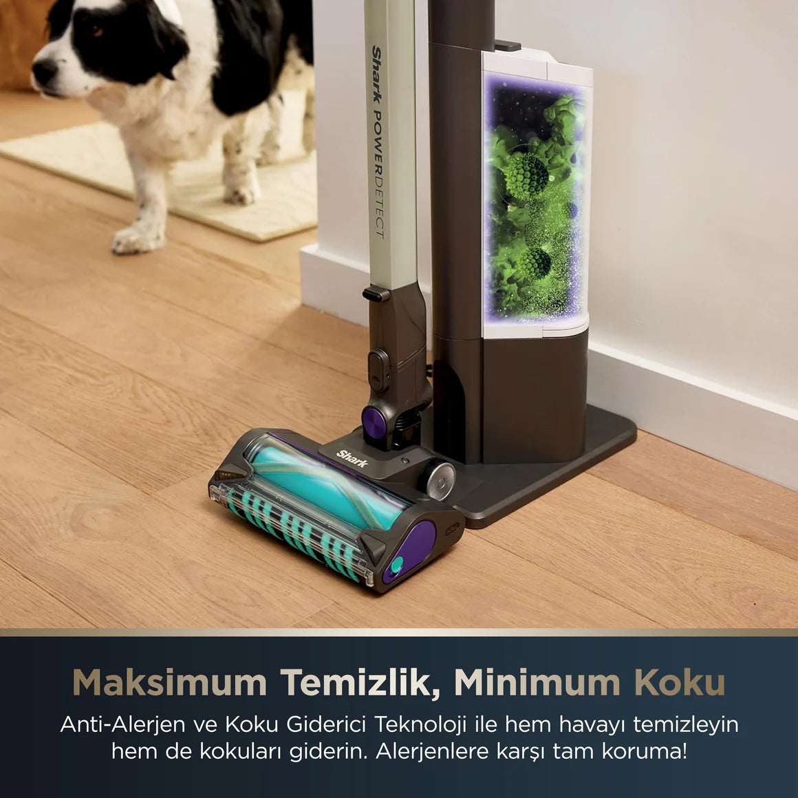 Shark PowerDetect Clean&Empty Auto-Empty Sistemli Pet Başlıklı Şarjlı Dikey Süpürge- IP3251EUT