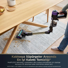 Shark PowerDetect Clean&Empty Auto-Empty Sistemli Pet Başlıklı Şarjlı Dikey Süpürge- IP3251EUT