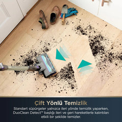 Shark PowerDetect Clean&Empty Auto-Empty Sistemli Pet Başlıklı Şarjlı Dikey Süpürge- IP3251EUT