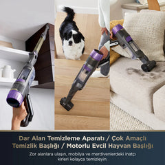 Shark PowerDetect Clean&Empty Auto-Empty Sistemli Pet Başlıklı Şarjlı Dikey Süpürge- IP3251EUT