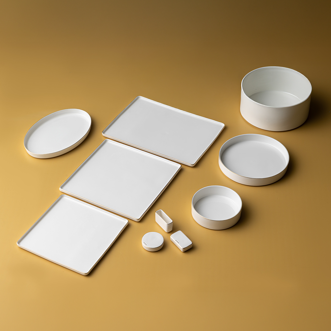 Jumbo Simple 59 Parça 12 Kişilik Yemek Takımı Gold