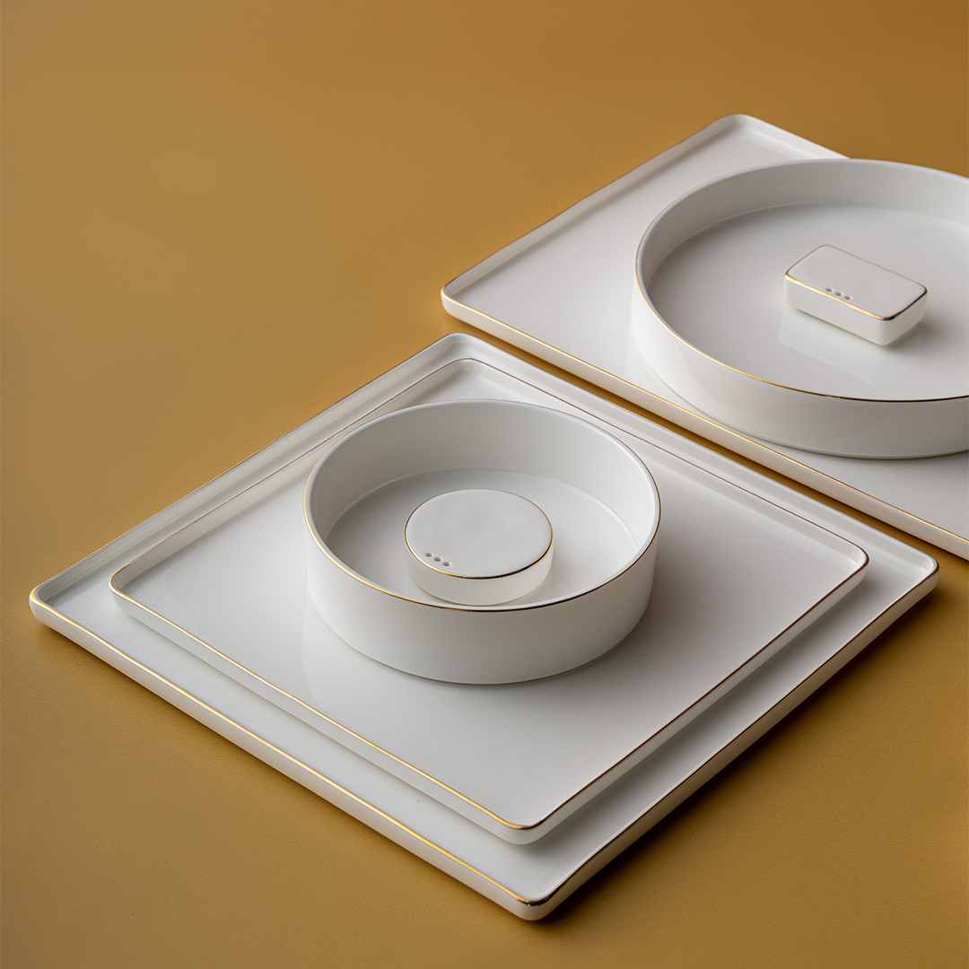 Jumbo Simple 59 Parça 12 Kişilik Yemek Takımı Gold