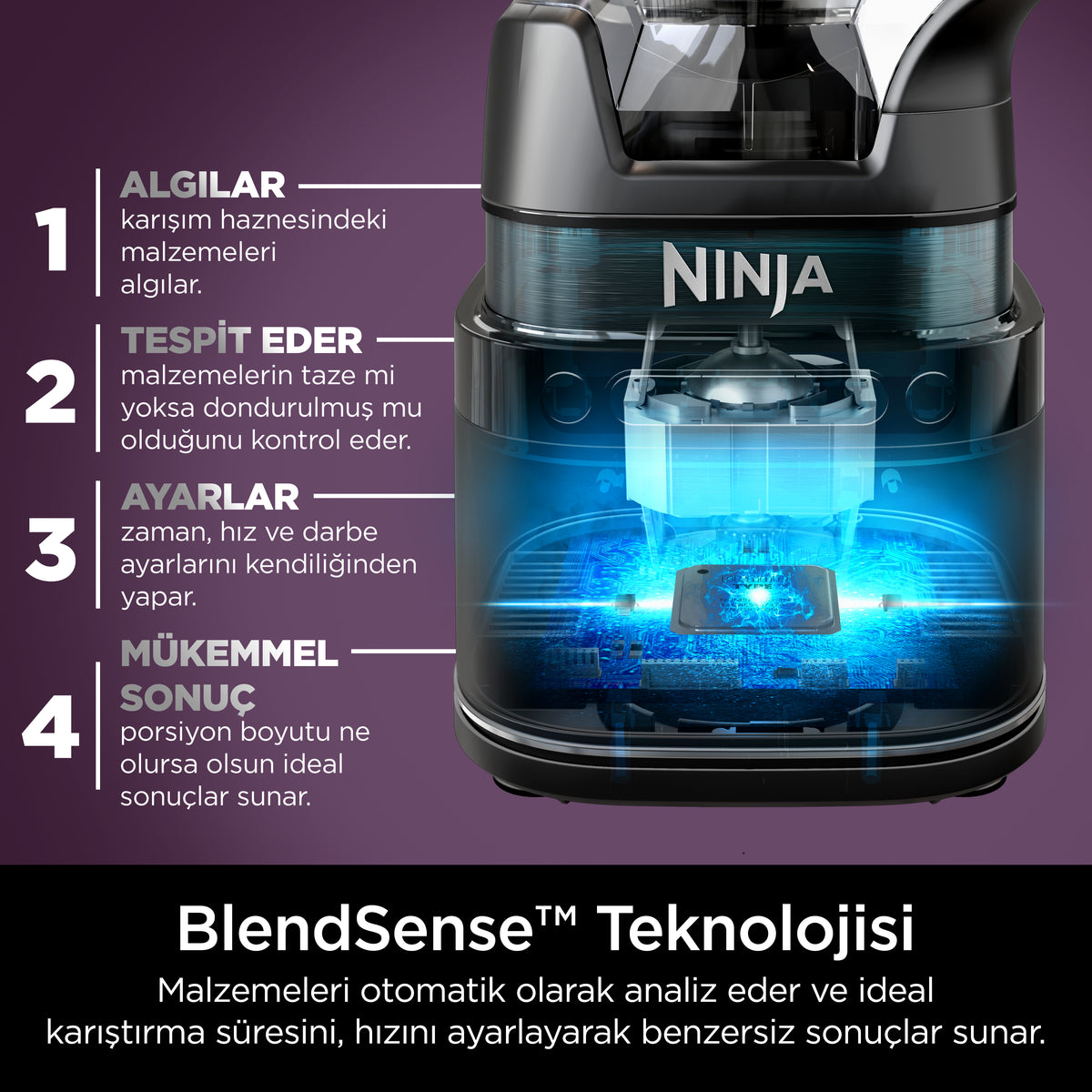 Ninja Detect™ Duo® Power Blender Smoothie Maker + BlendSense™