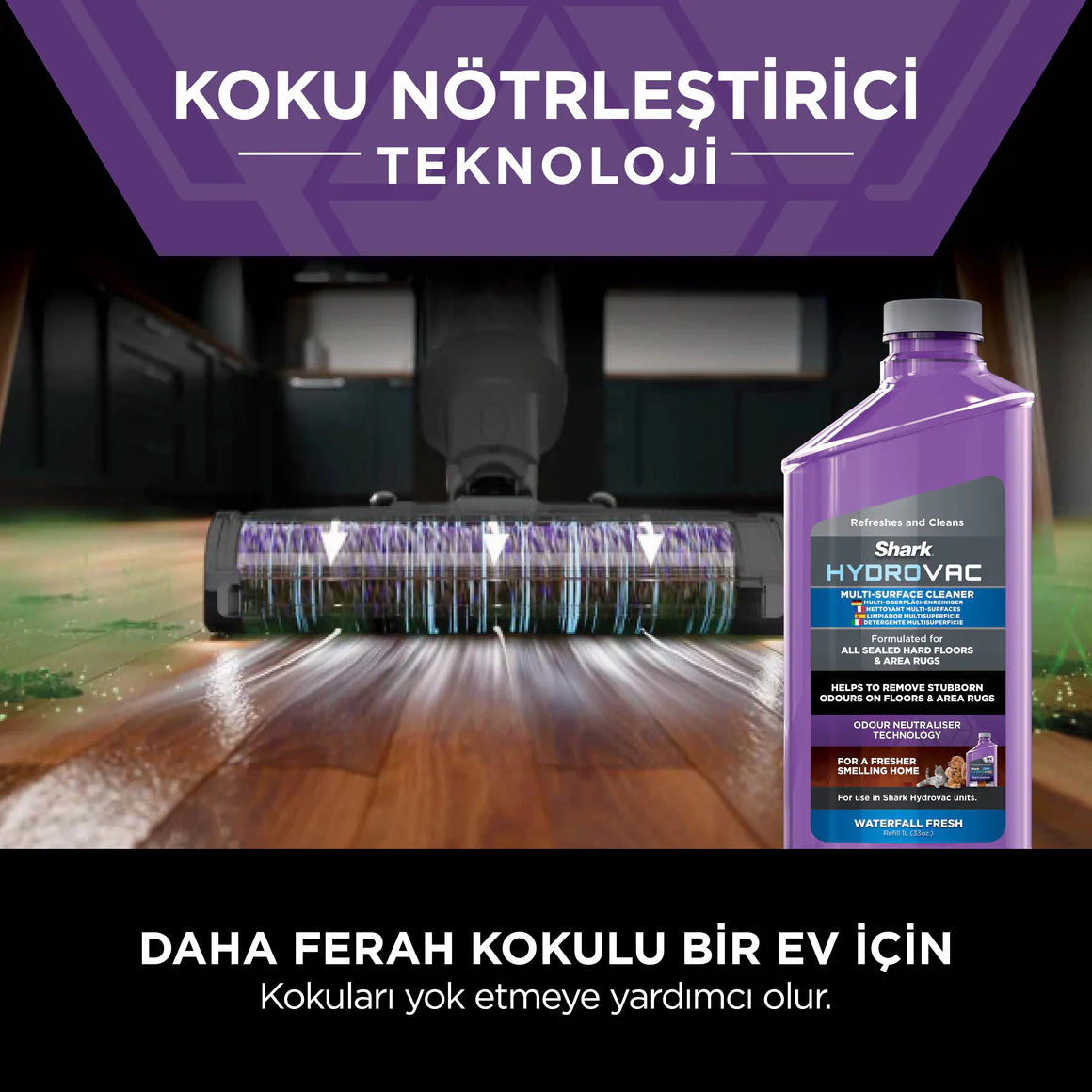 Shark HydroVac Pro Islak&Kuru Şarjlı Silme ve Süpürme Makinesi