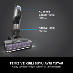 Shark HydroVac Pro Islak&Kuru Şarjlı Silme ve Süpürme Makinesi