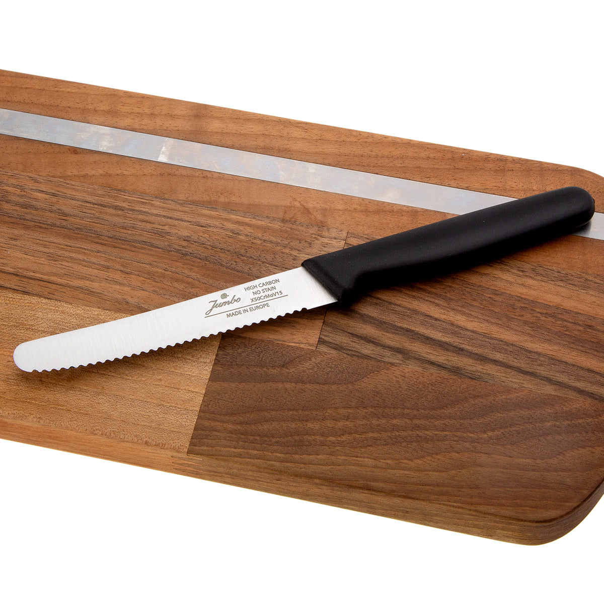Jumbo Practico Alman Çeliği Black Dilimleme Bıçağı - 11 cm
