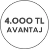 Jumbo Bond 24 Parça 6 Kişilik Yemek Takımı Sol Üst Badge