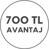 Jumbo Leaf Vazo Sol Üst Badge