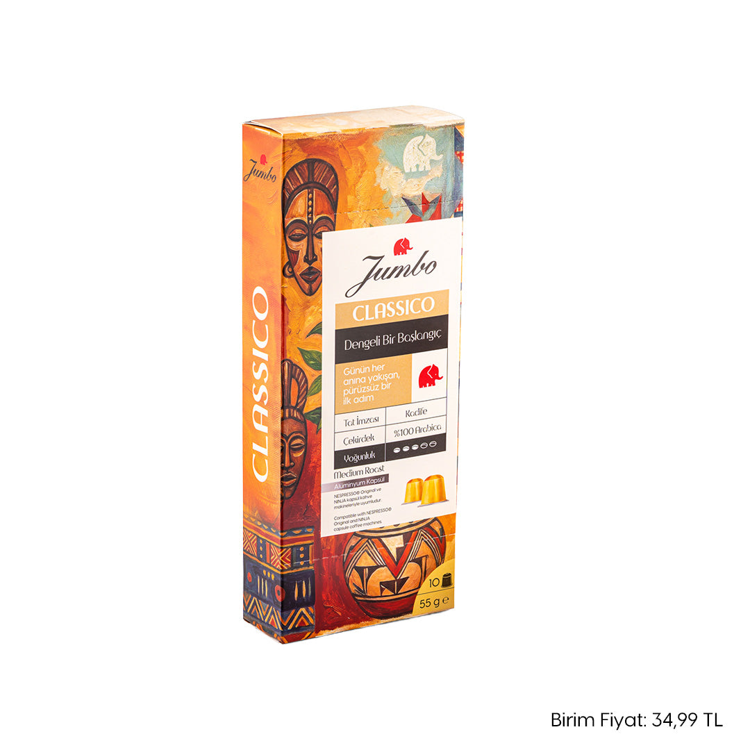 Jumbo Classico Medium Roast Kapsül Kahve 55 gr