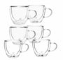 Jumbo Glory Double Wall 6'lı Çift Cidarlı Fincan Takımı 75ml