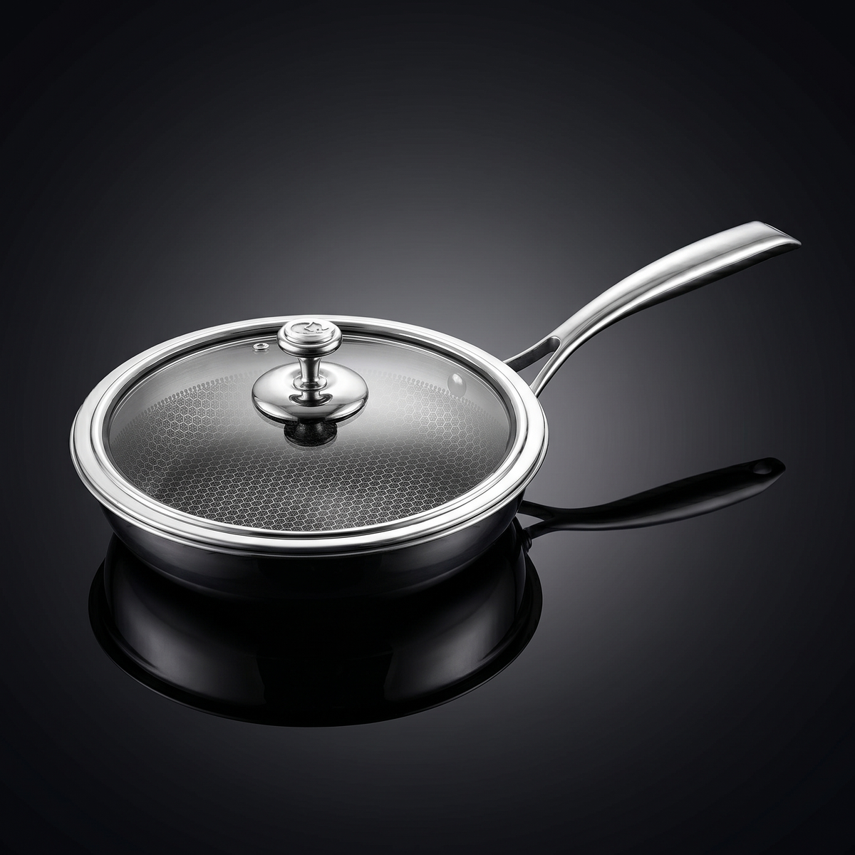 Gourmet 3PLY İndüksiyon Tabanlı Çelik Tava 24 cm