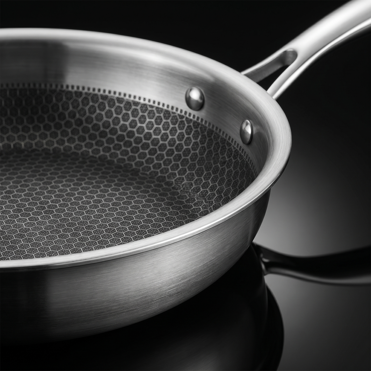 Gourmet 3PLY İndüksiyon Tabanlı Çelik Tava 24 cm