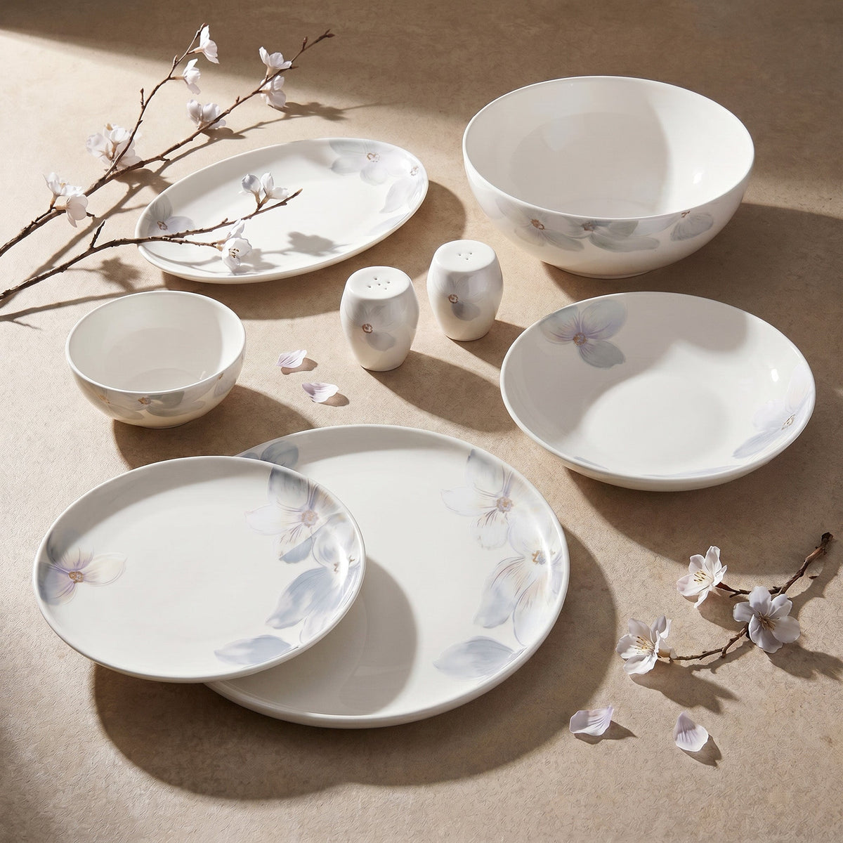 Jumbo Misty Flora 58 Parça 12 Kişilik Yemek Takımı