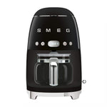 Smeg Linea 50&#39;S Retro Style -Filtre Kahve Makinesi - Black Dcf02Bleu