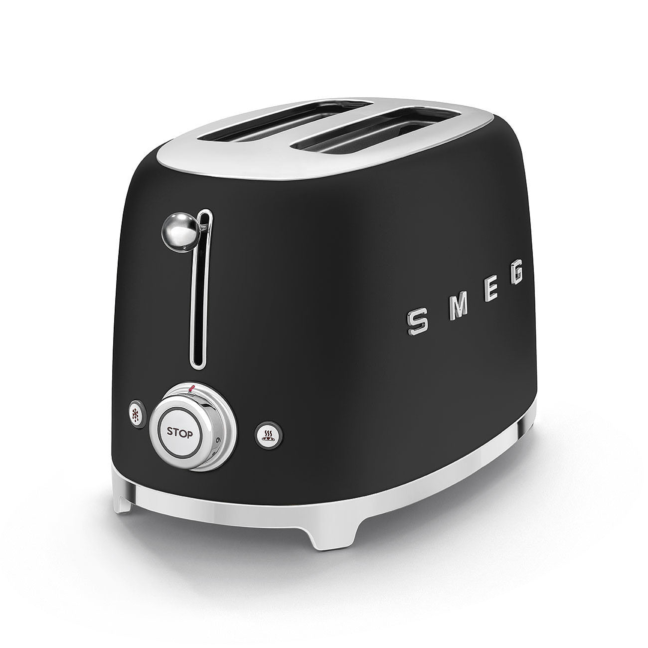 SMEG 2X2 EKMEK KIZARTMA MAT BLACK TSF01BLMEU